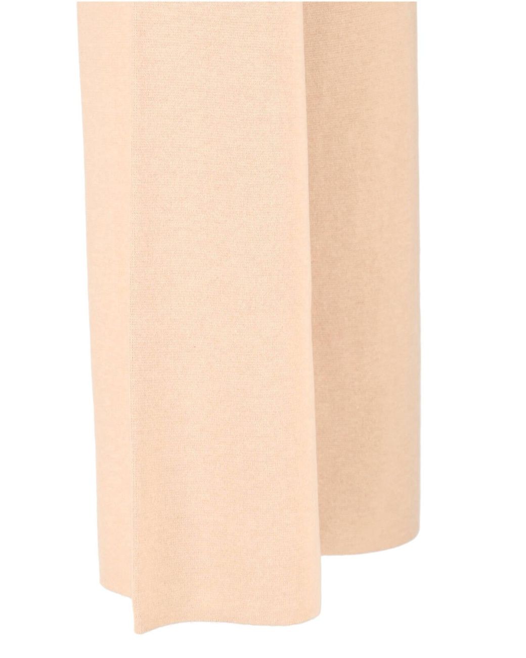 Max Mara Natural Judy Wide Leg Knitted Trousers