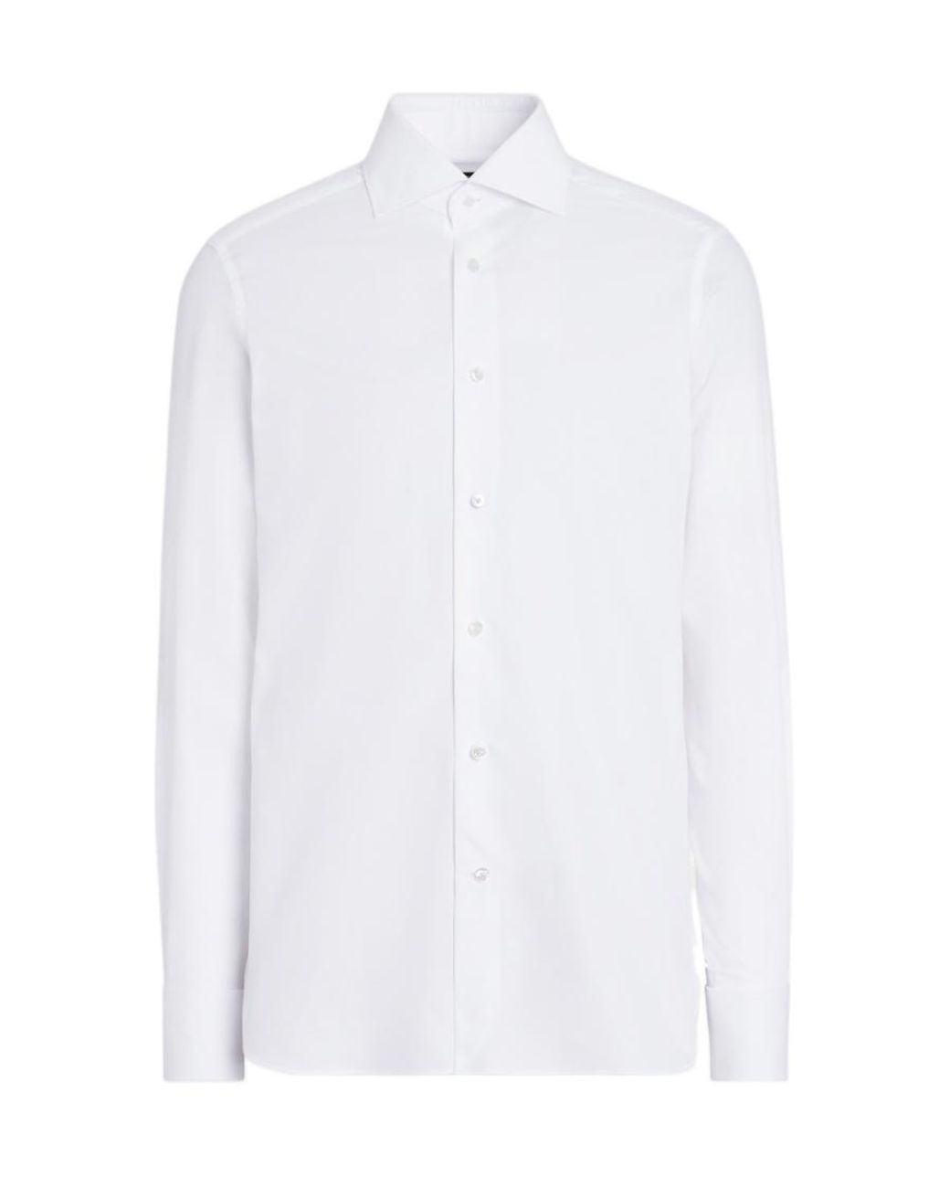 Zegna White Classic Buttoned Shirt for men