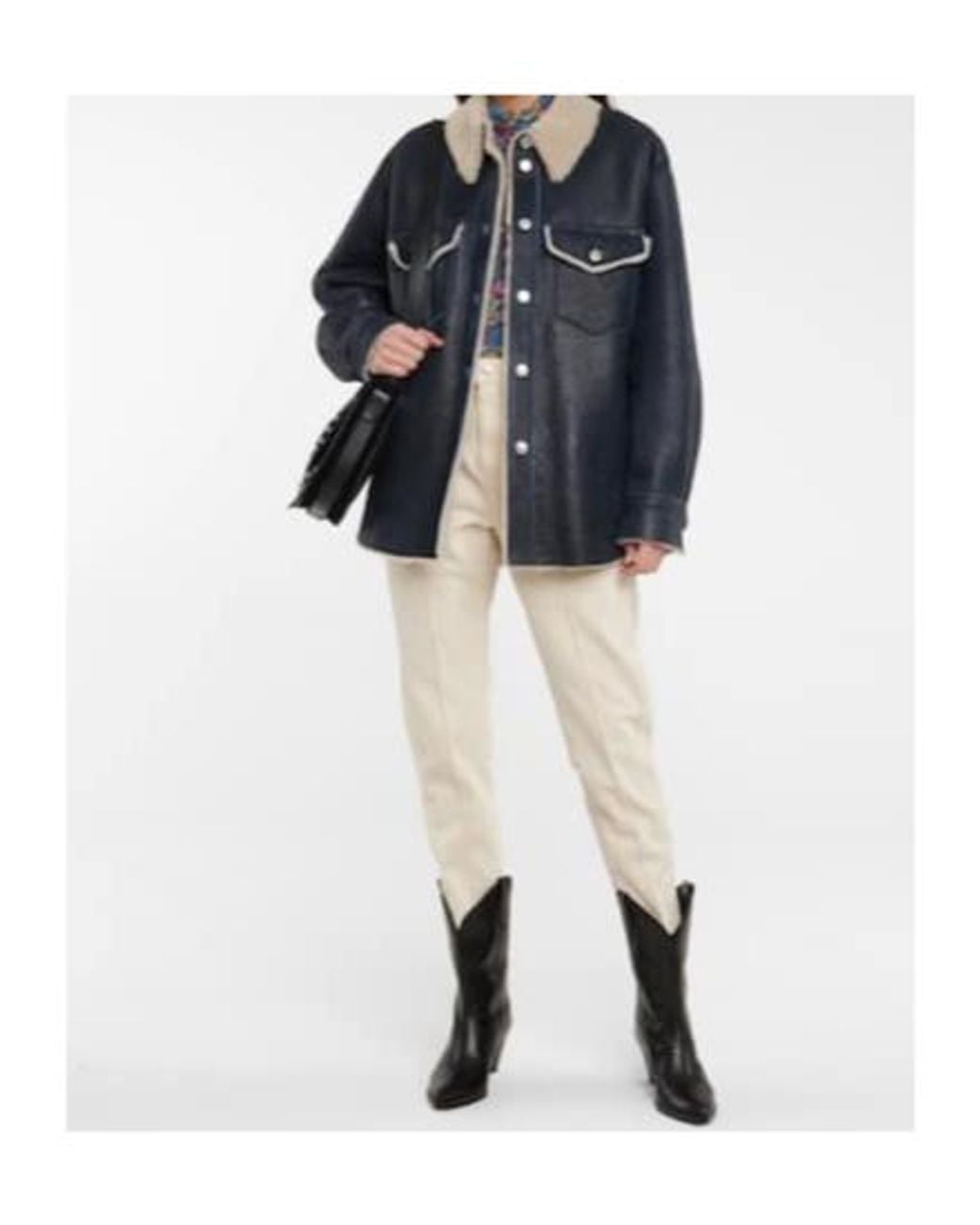 Isabel Marant Natural High-Rise Straight Jeans