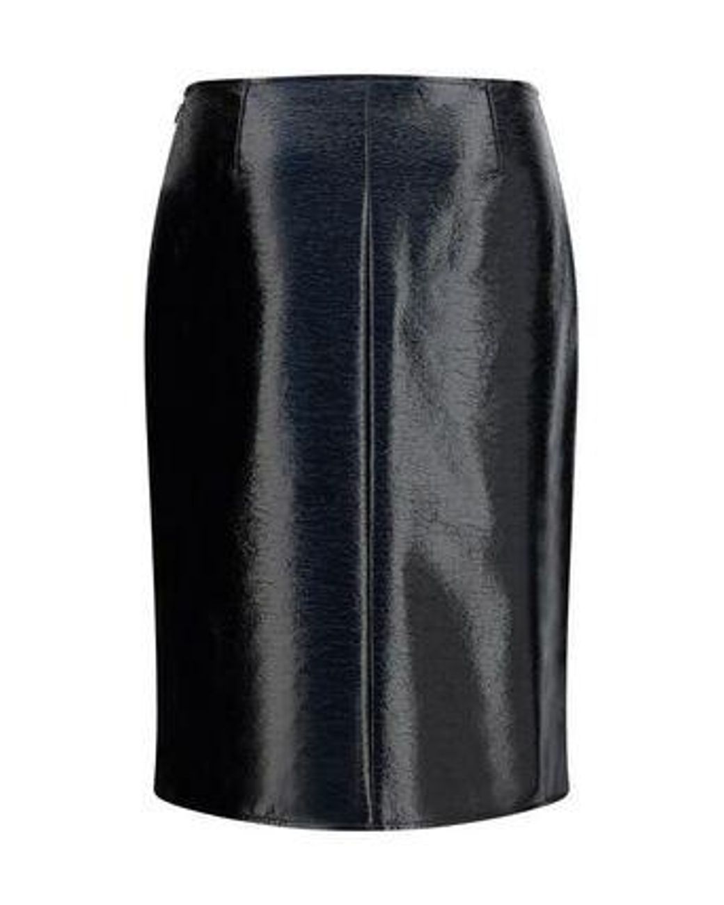 Courreges Blue Courrèges Vinyl Midi Skirt