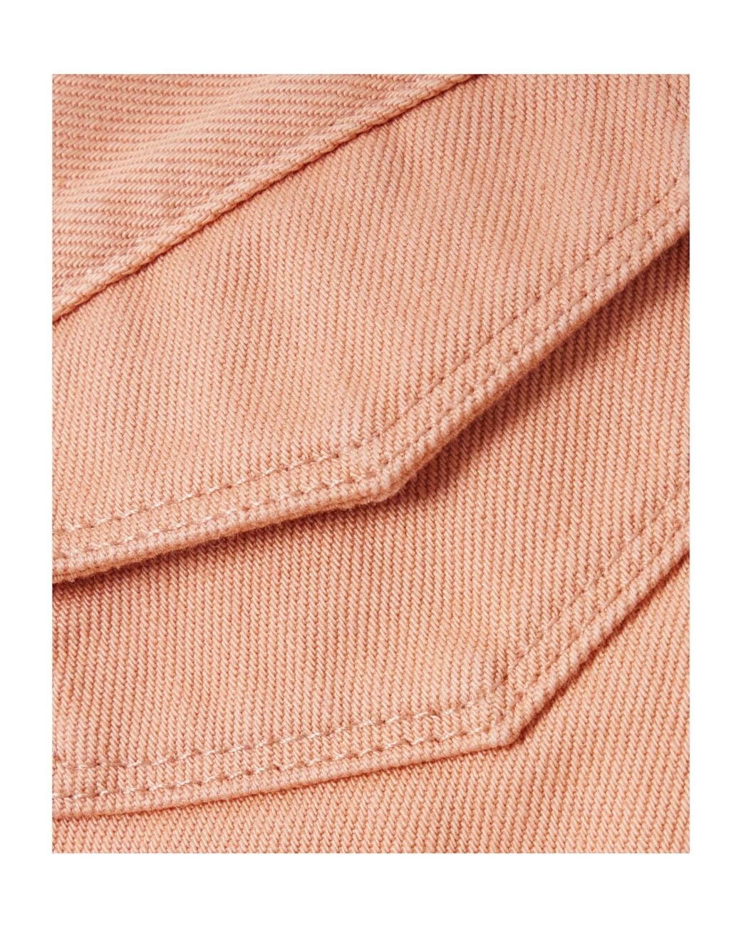 Chloé Natural Chloé High-Waisted Denim Shorts