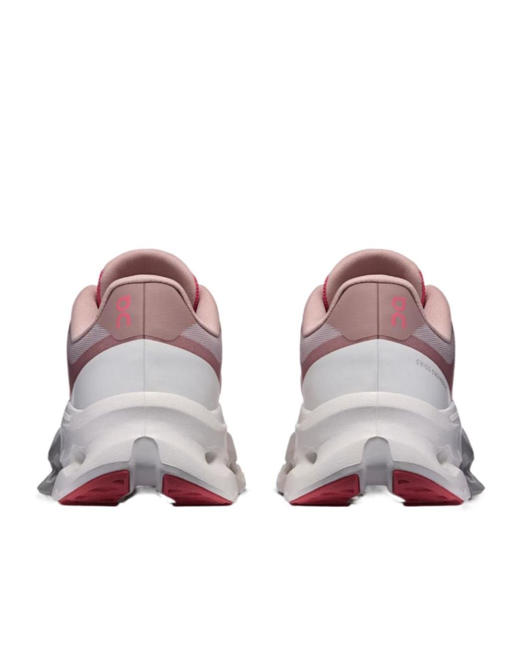 On Shoes Pink Cushioned Low Top Sneakers