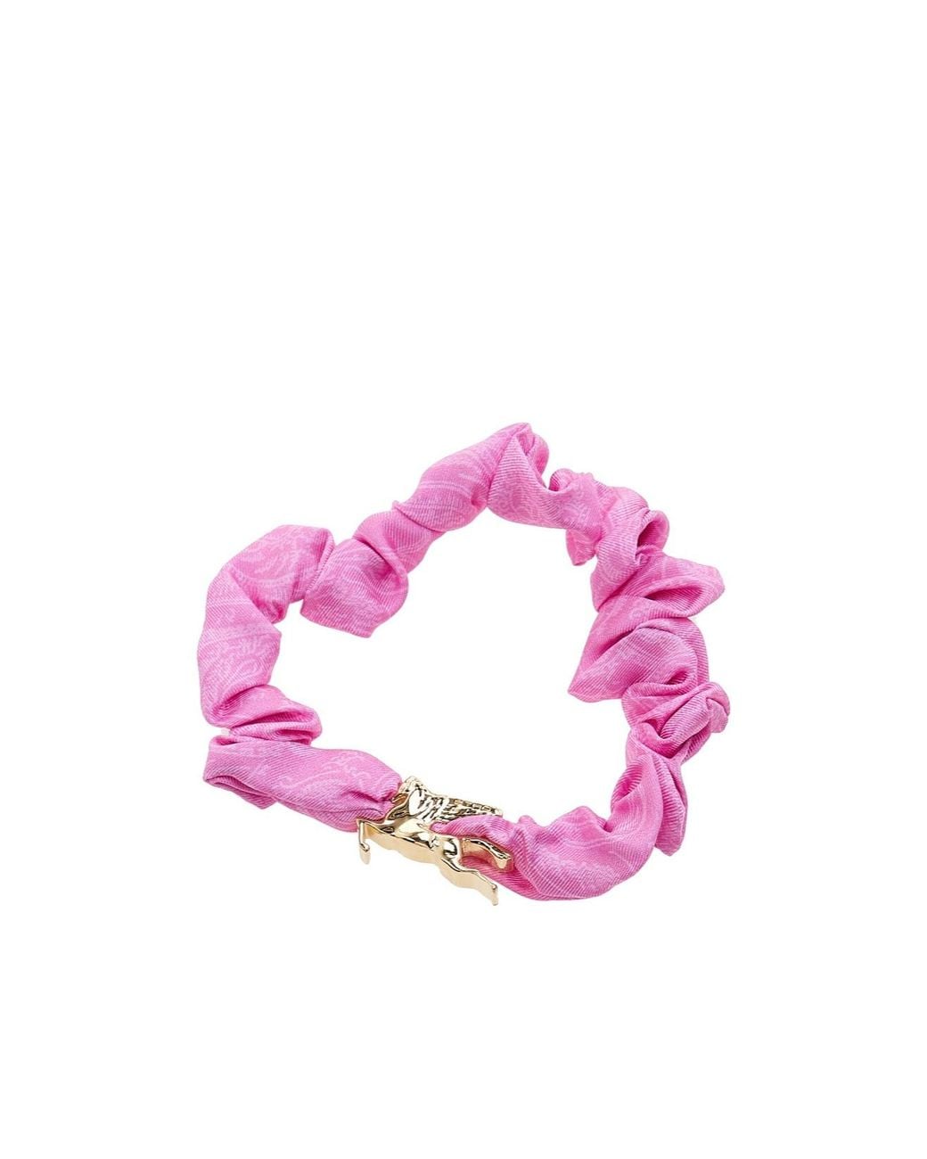 Etro Pink Logo Hair Accessories