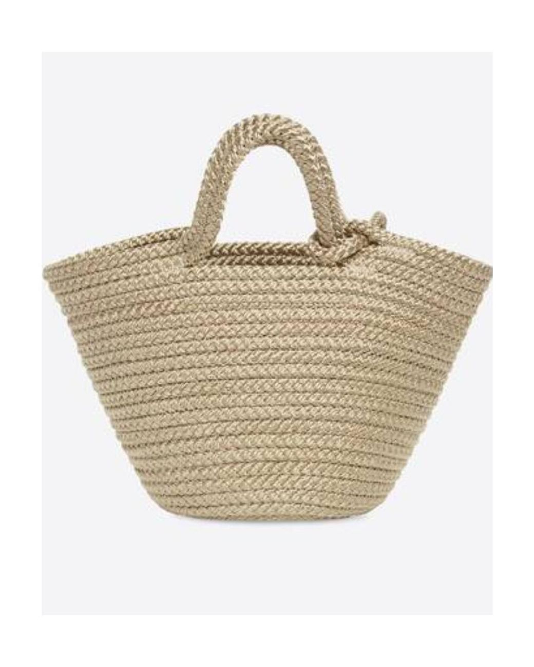 Balenciaga Metallic Borsa Ibiza Small Basket Con Tracolla Da Donna
