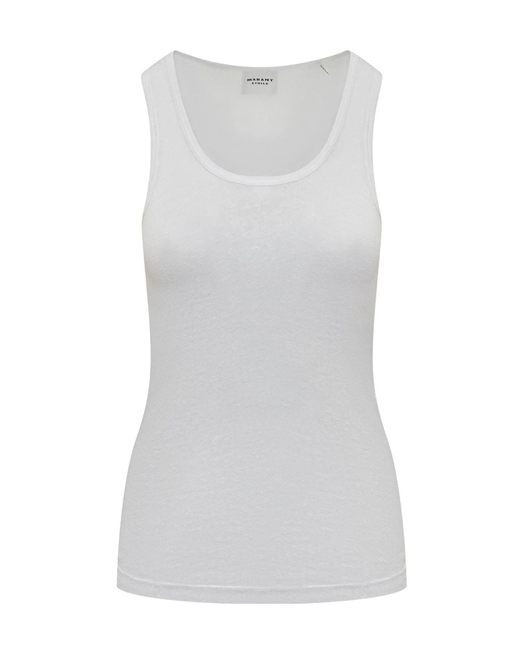 Isabel Marant Gray Isabel Marant Étoile Straight Hem Tank Top