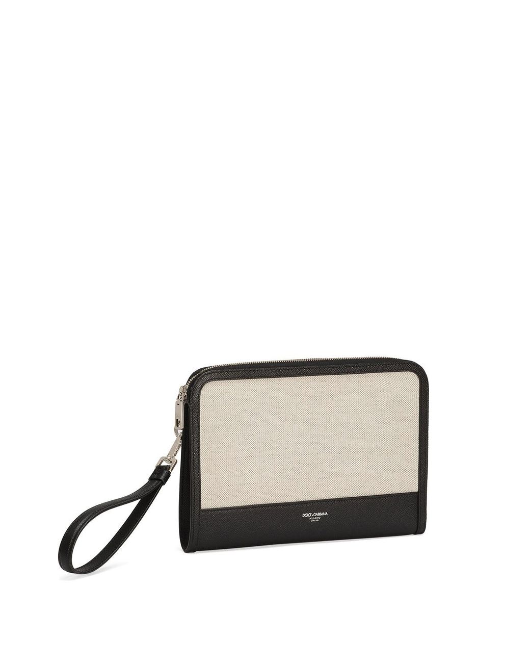 Dolce & Gabbana Multicolor Atene Zipped Clutch Bag for men
