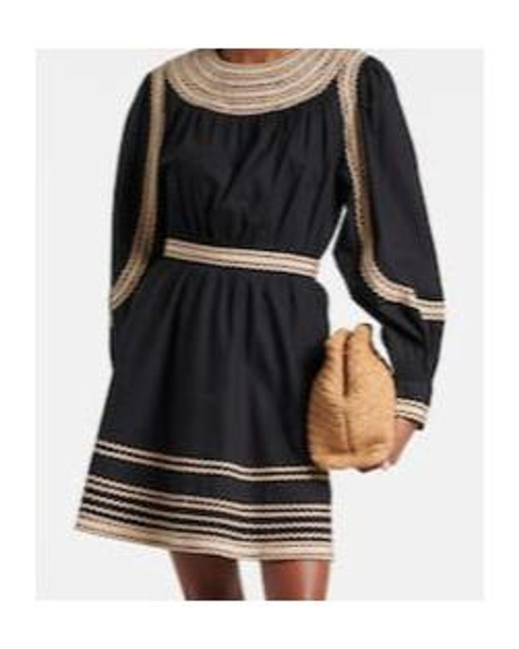 Ulla Johnson Black Long Sleeve Dress