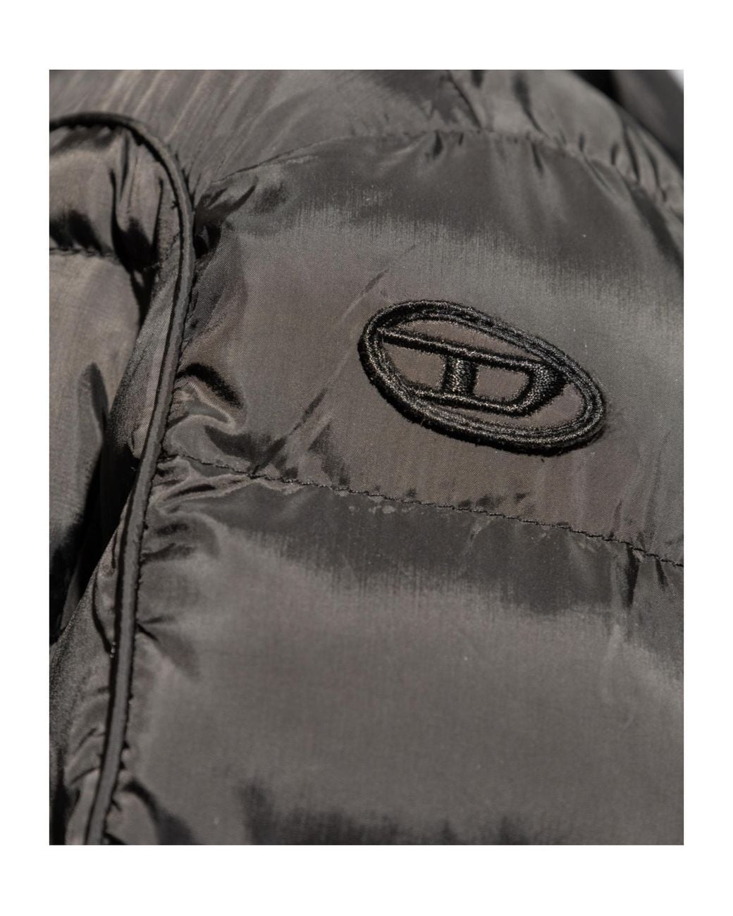 DIESEL Gray Winter Jackets for men