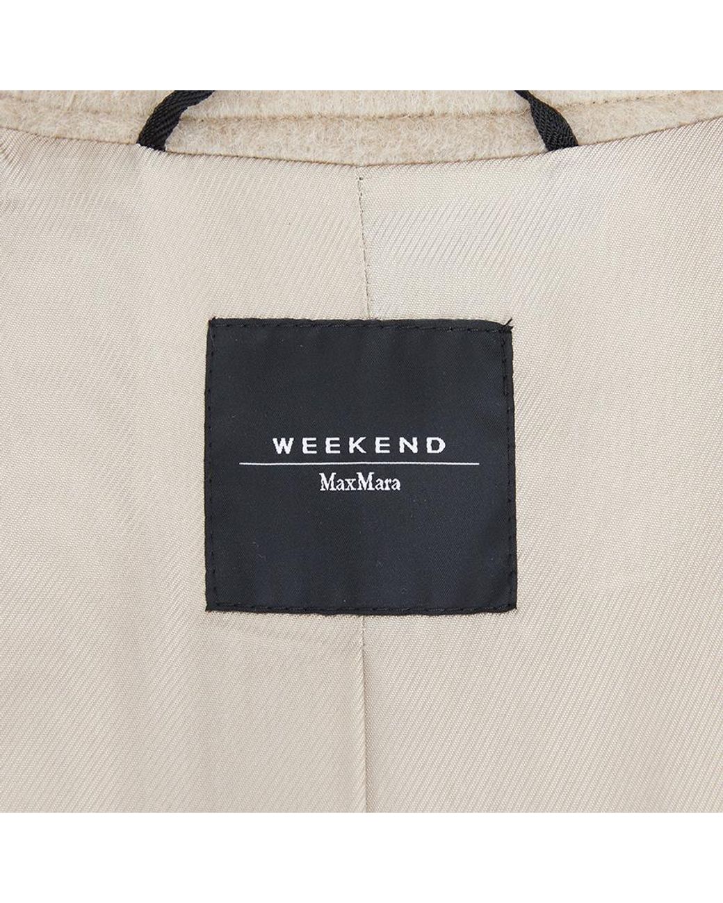 Weekend by Maxmara Natural Tempera Belted Long-Sleeved Coat