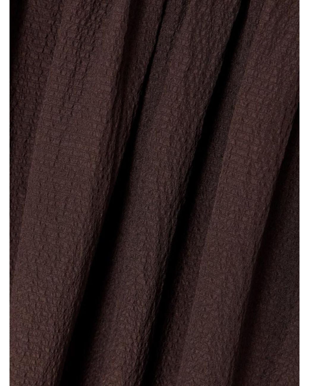 Joseph Brown Emi Off-The-Shoulder Shirred Seersucker Top