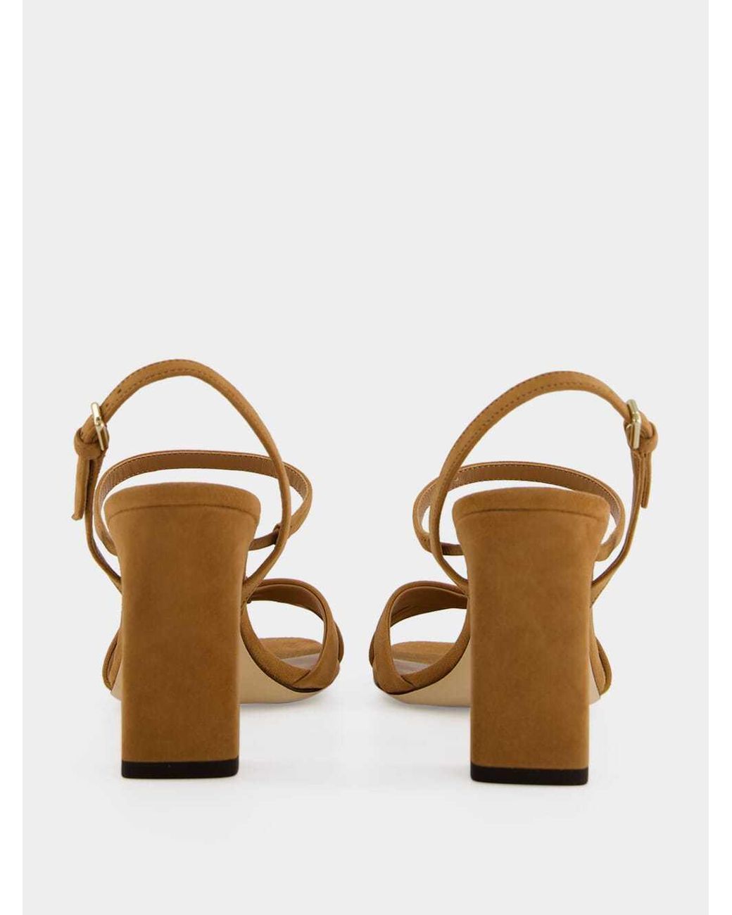 Jimmy Choo Brown Elsy Block Heel 85 Sandals