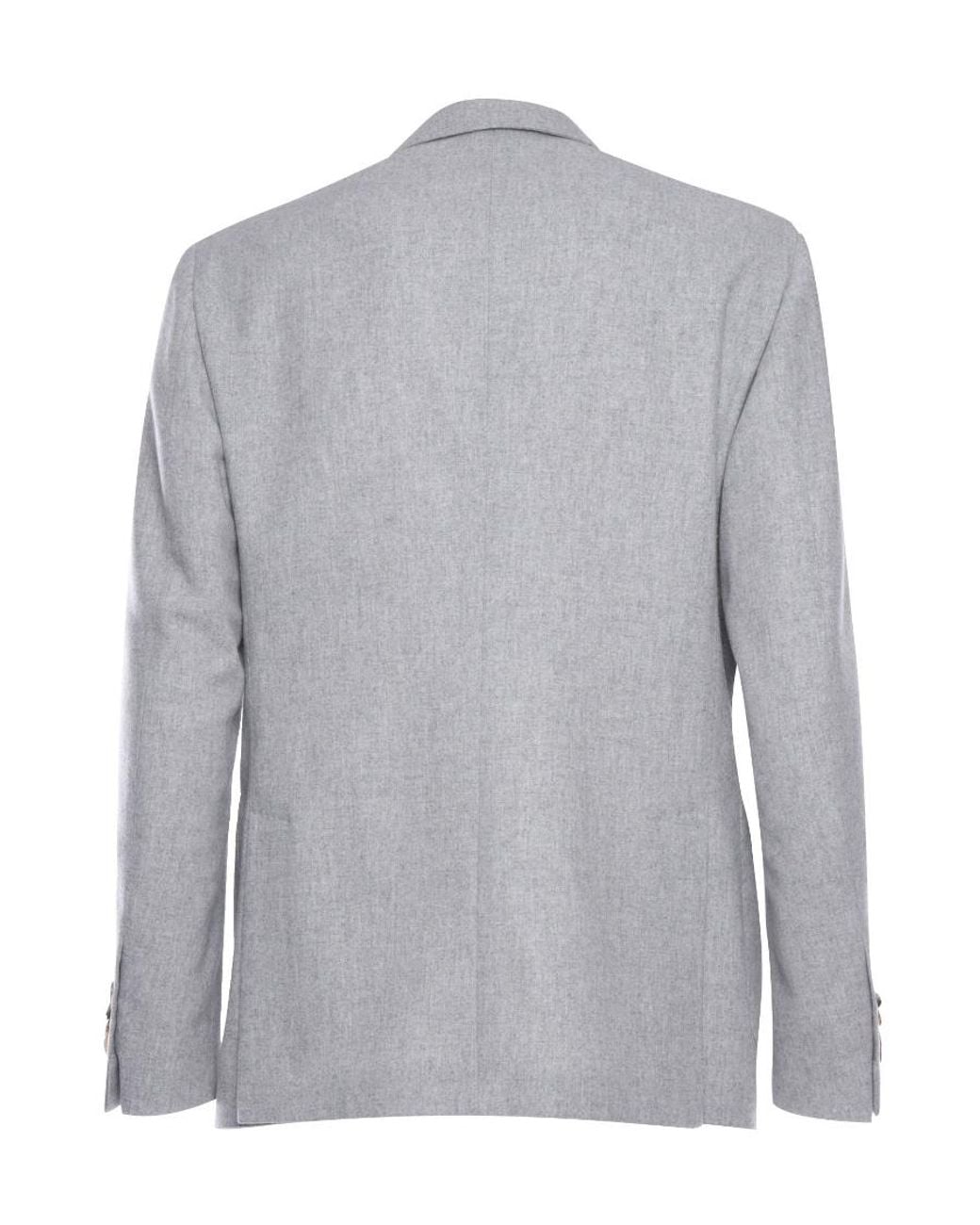 Lardini Gray ラルディーニ ブローチディテール シングルブレスト ブレザー for men