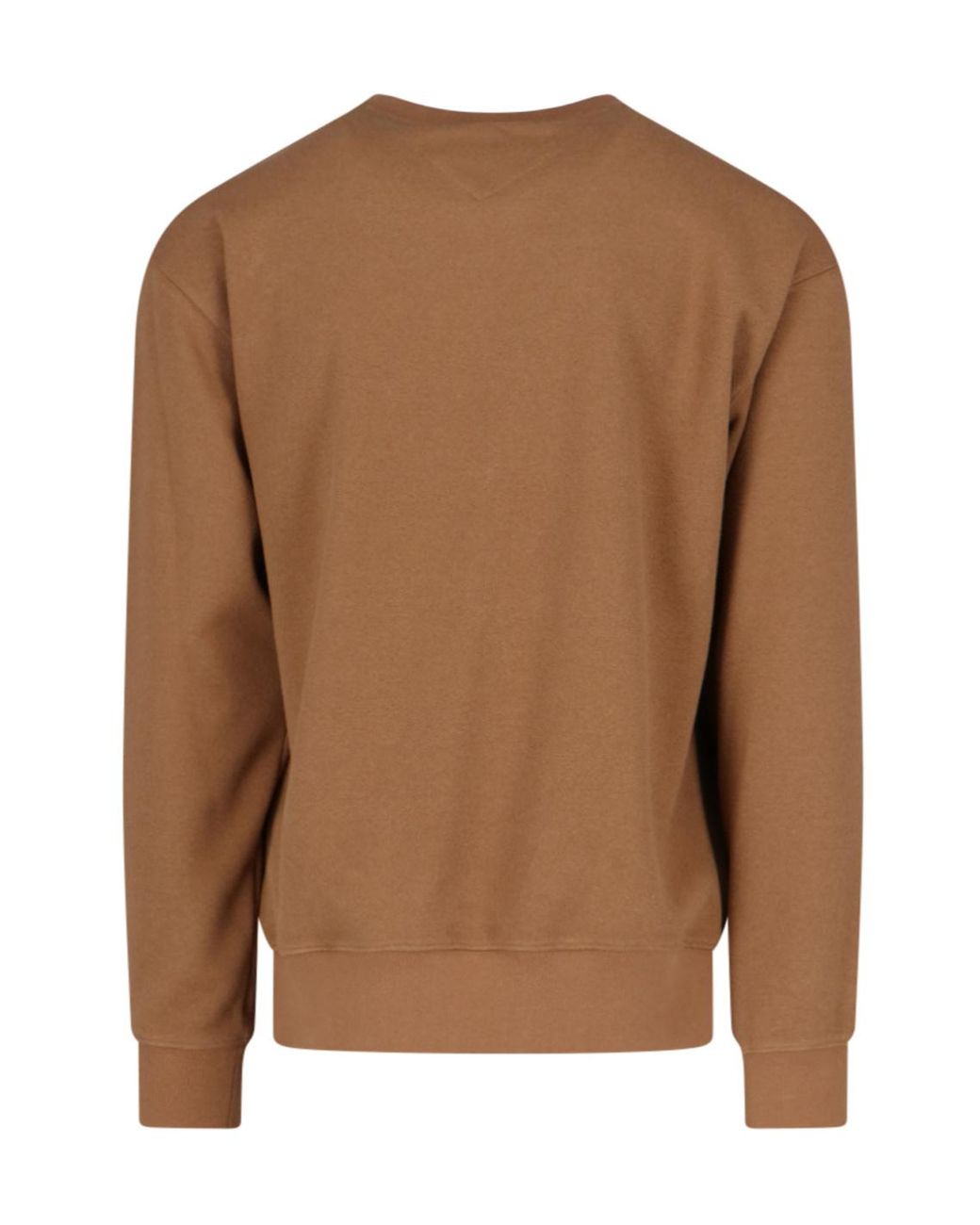 MCM Brown Logo Patch Crewneck Sweatshirt