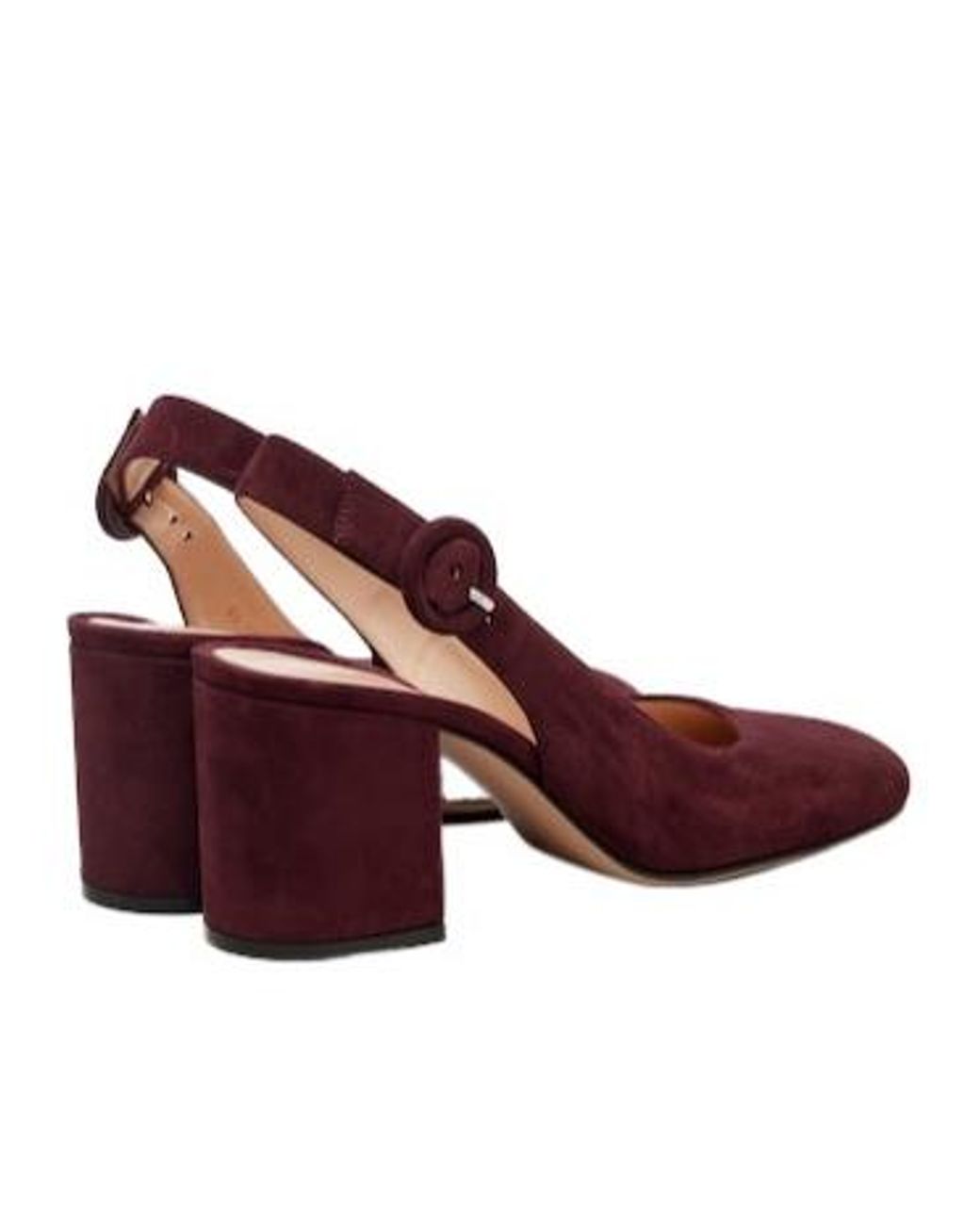 Gianvito Rossi Brown Suede Slingback Pumps