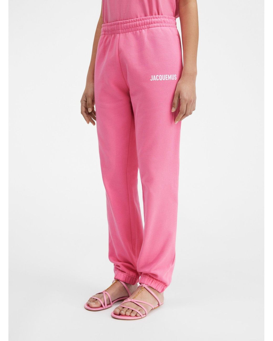 Jacquemus Pink Le Jogging Track Pants for men