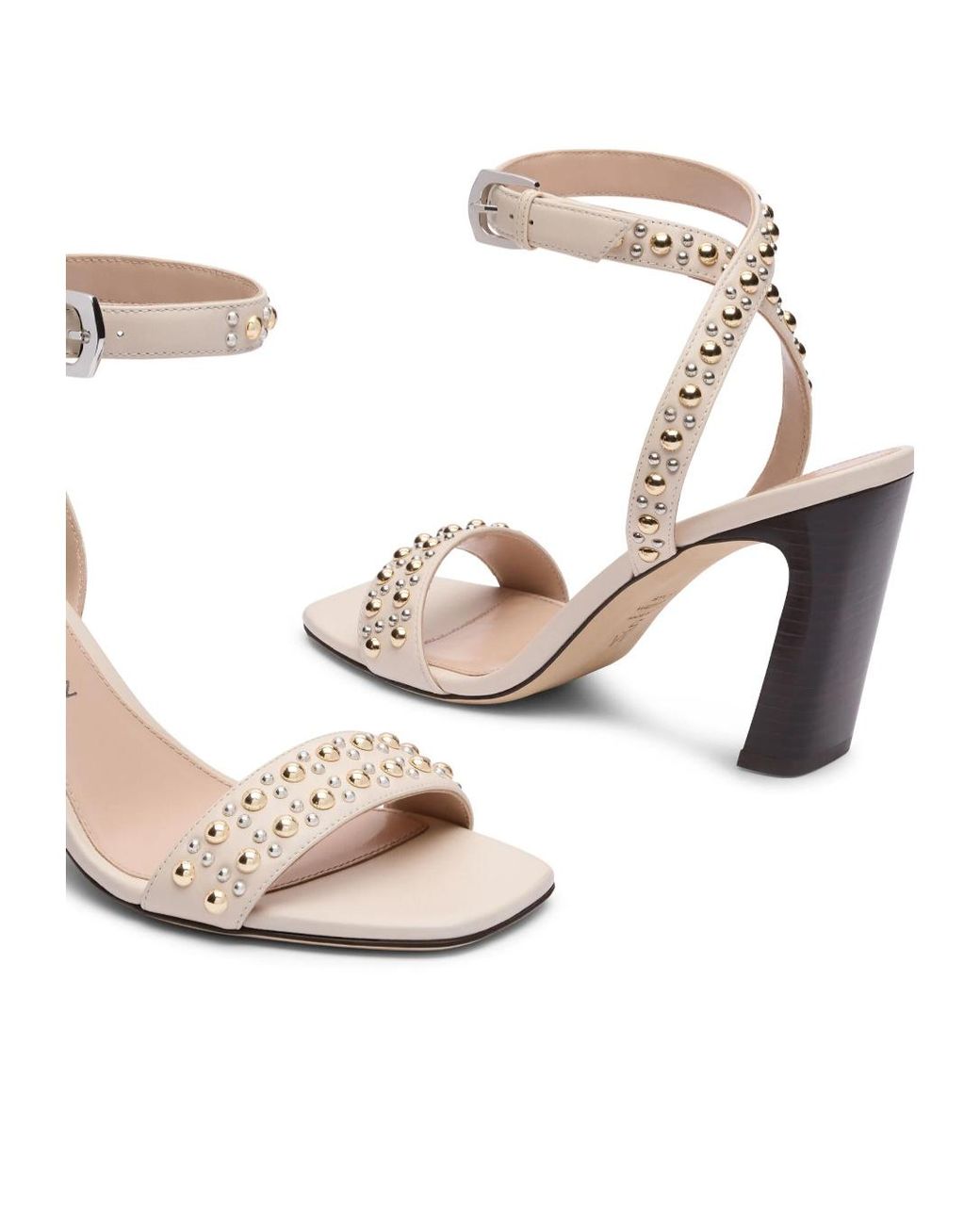Stuart Weitzman White Perry Sandal 85