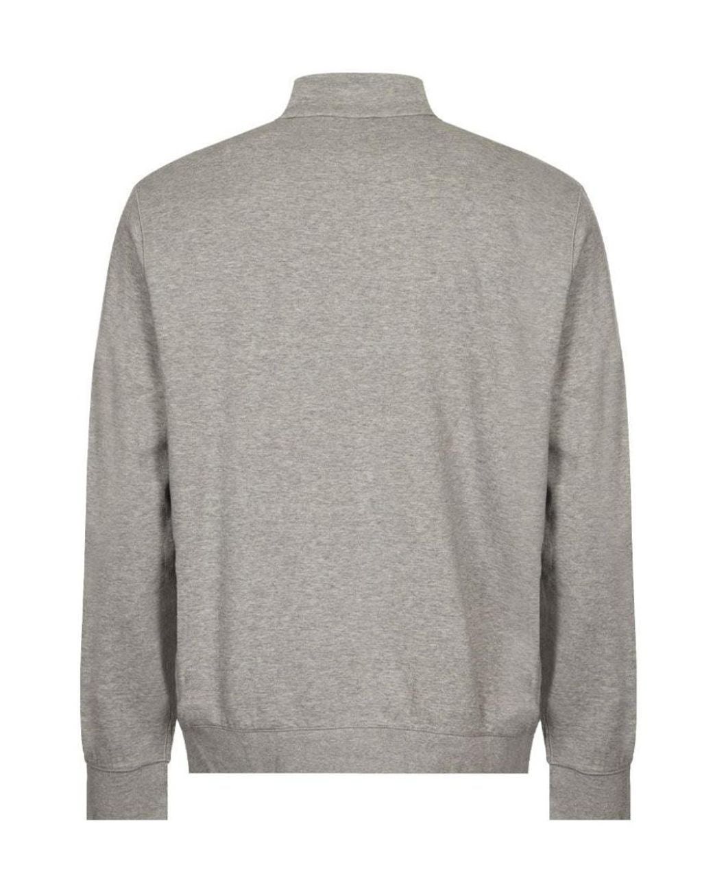 Polo Ralph Lauren Gray Embroidered Logo Sweatshirt for men