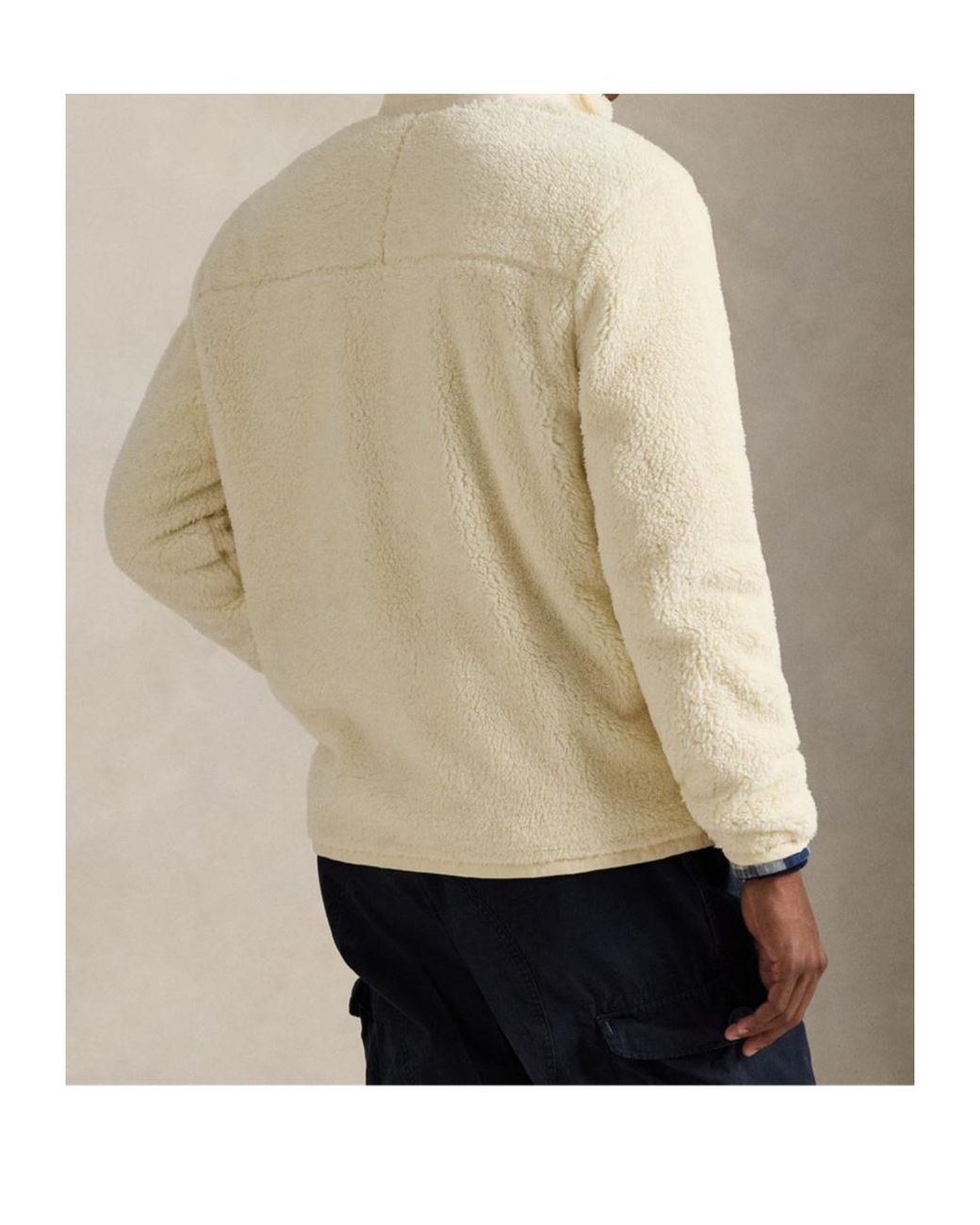 Polo Ralph Lauren Natural Hipile Full Zip Fleece for men