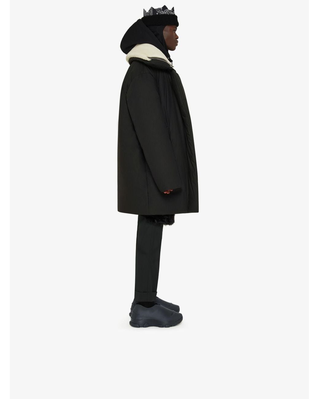 Givenchy Black Oversized Puffer Jacket for men
