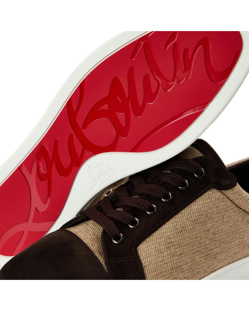 Christian Louboutin Brown Low-Top Casual Shoes for men