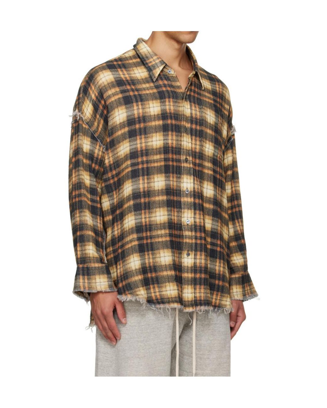 R13 Multicolor Plaid Shirt