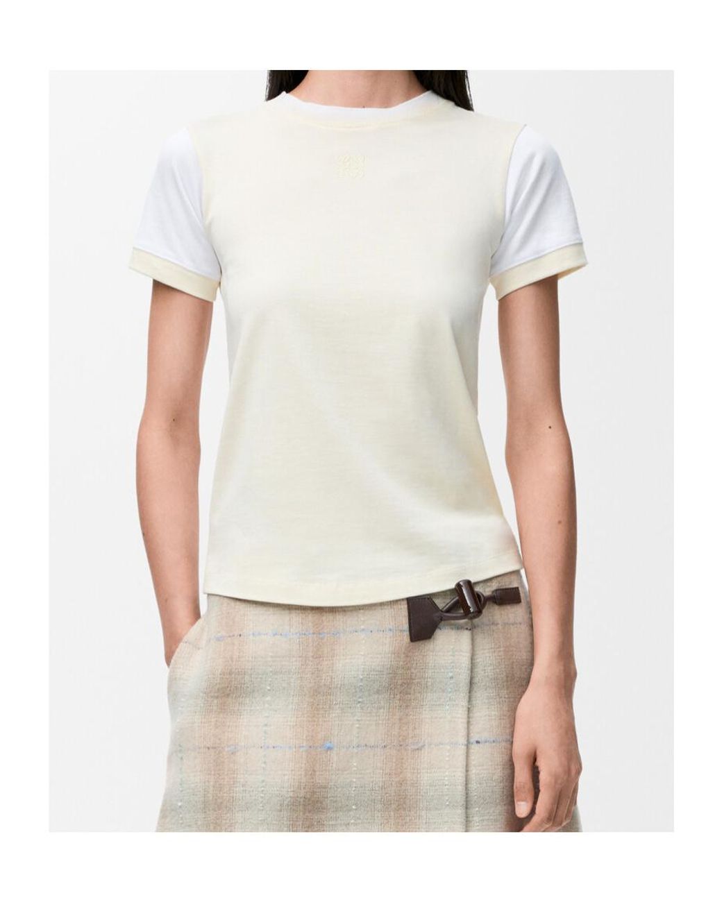 Loewe White Small Fit T-Shirt