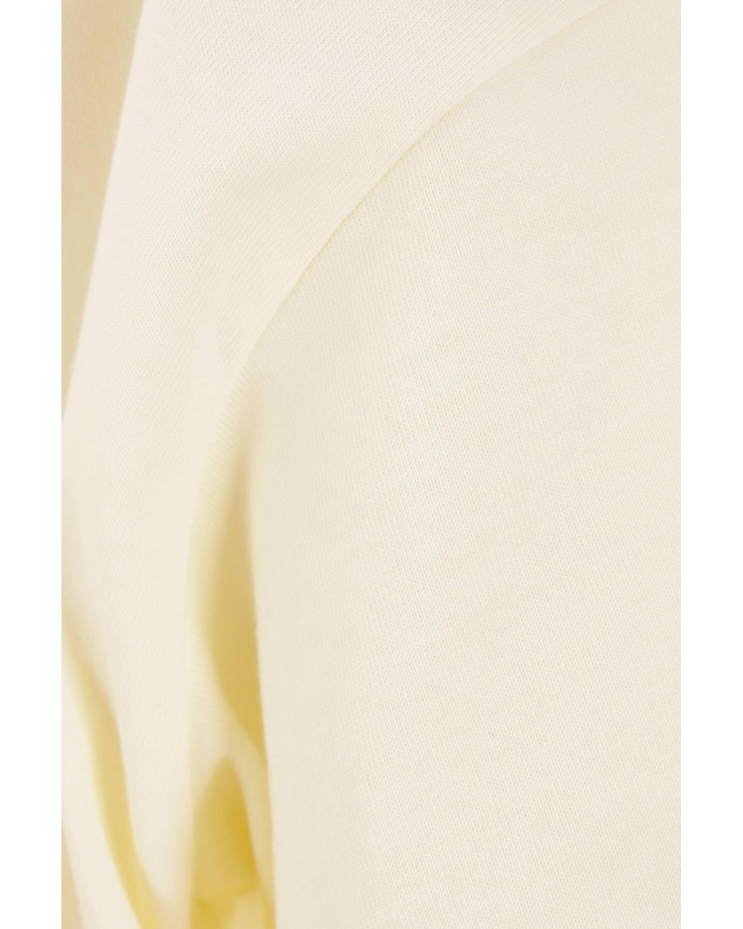 Bottega Veneta White Cropped Crewneck T-Shirt