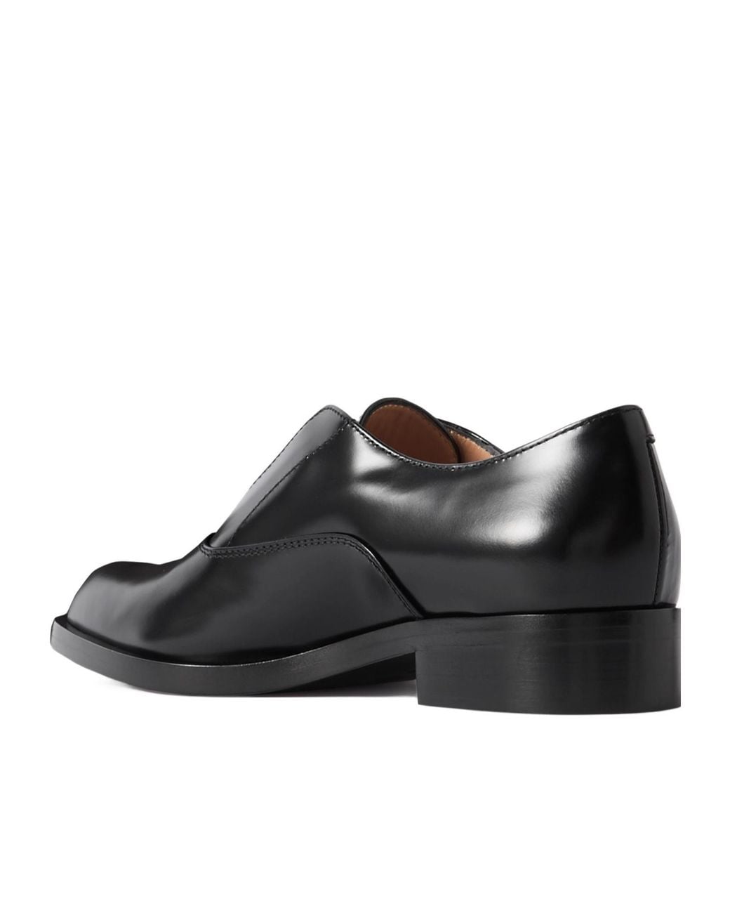 Gianvito Rossi Black Baxter Oxfords