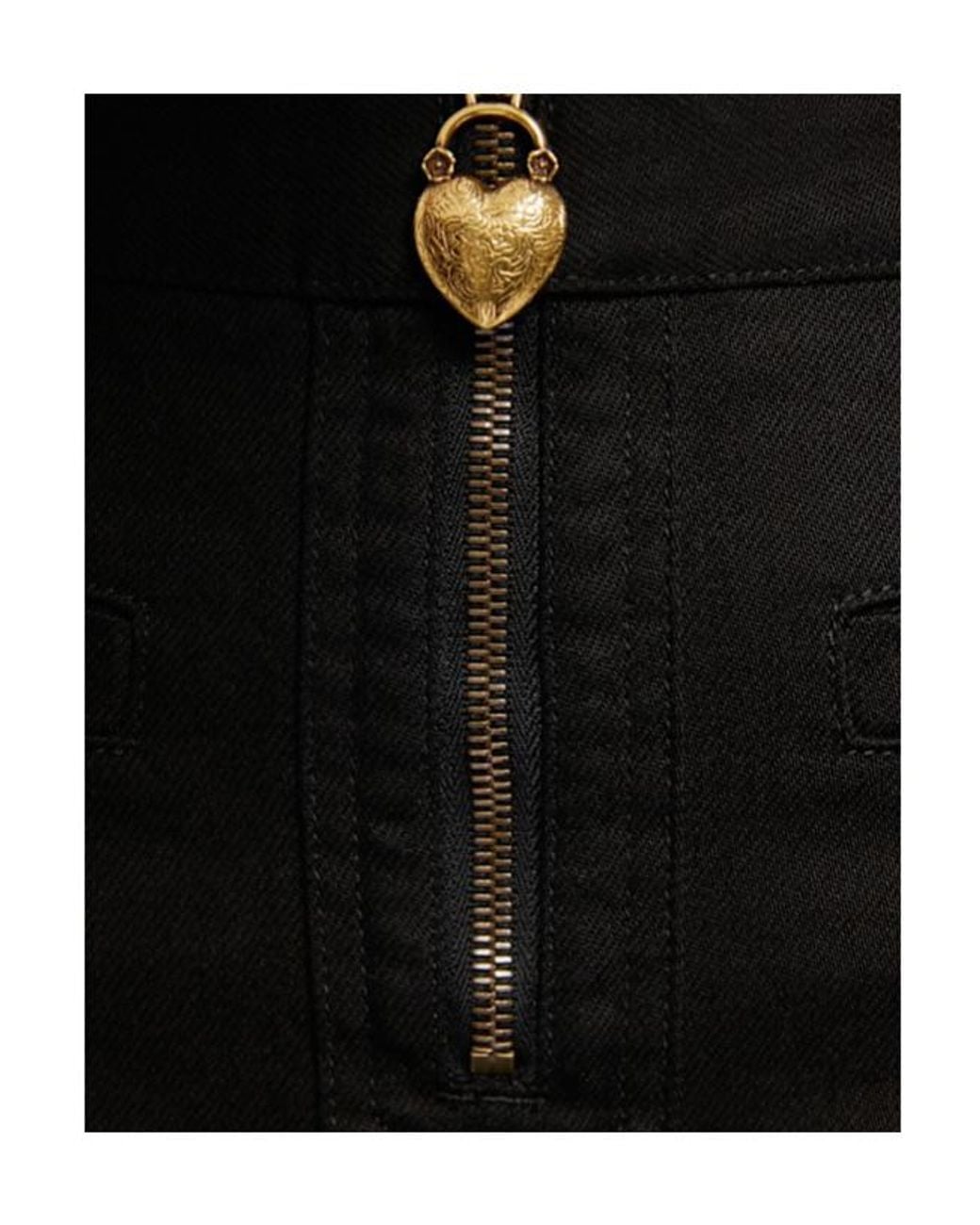 Chloé Black High Rise Straight Pants