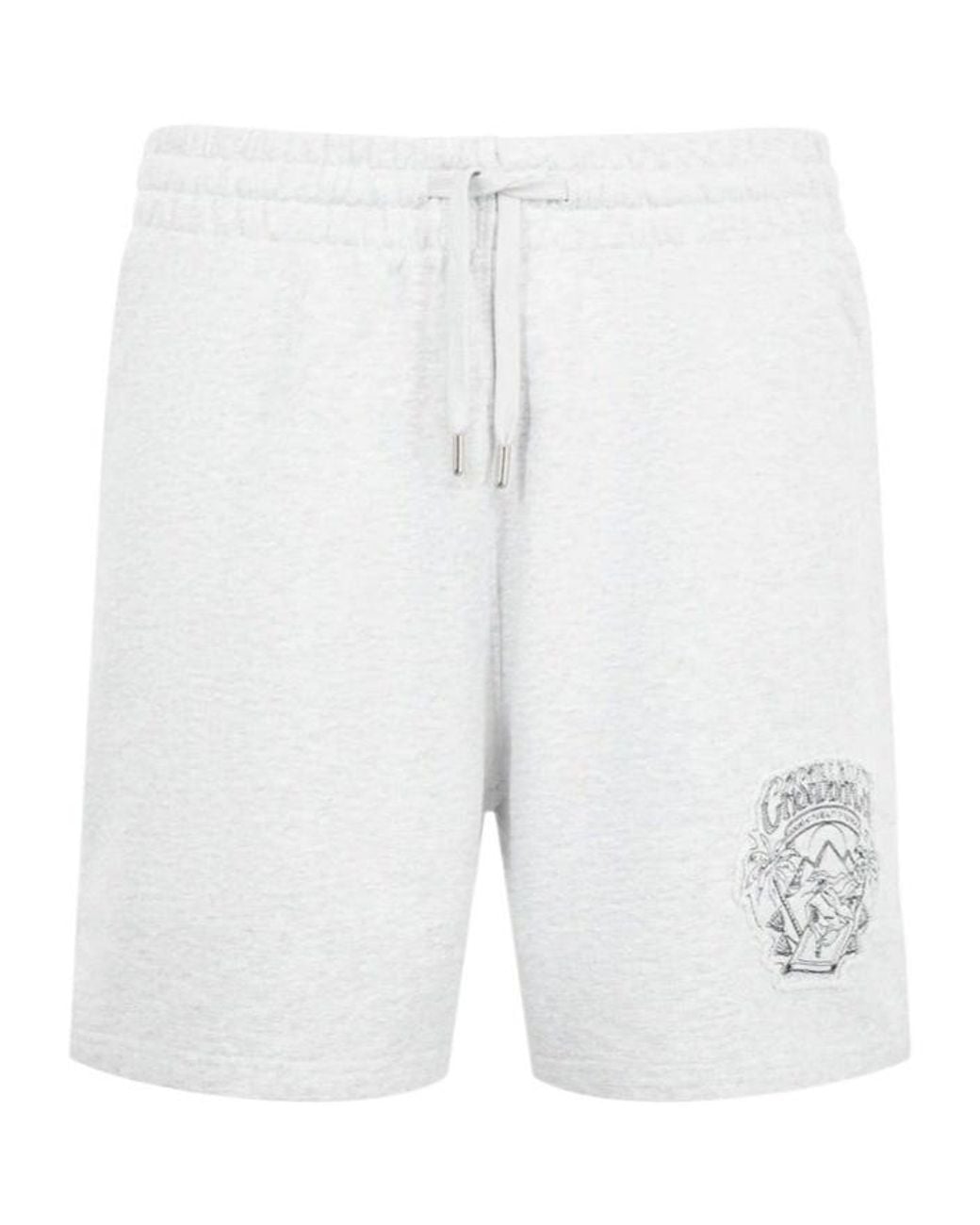 Casablanca White Sweat Shorts for men
