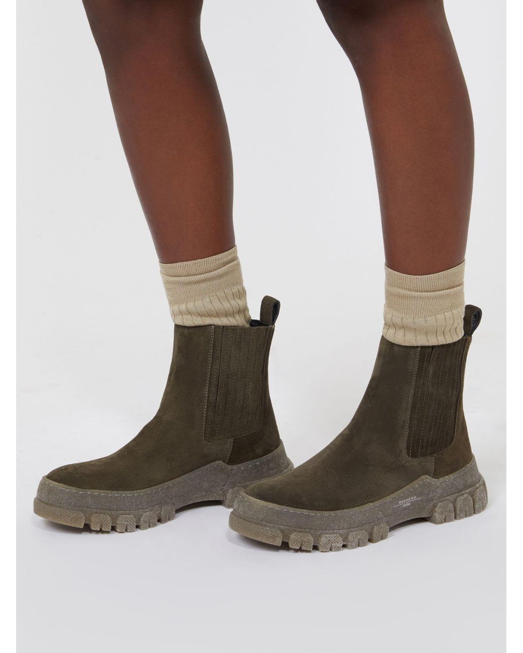 Weekend by Maxmara Brown Genepi Chelsea Boot