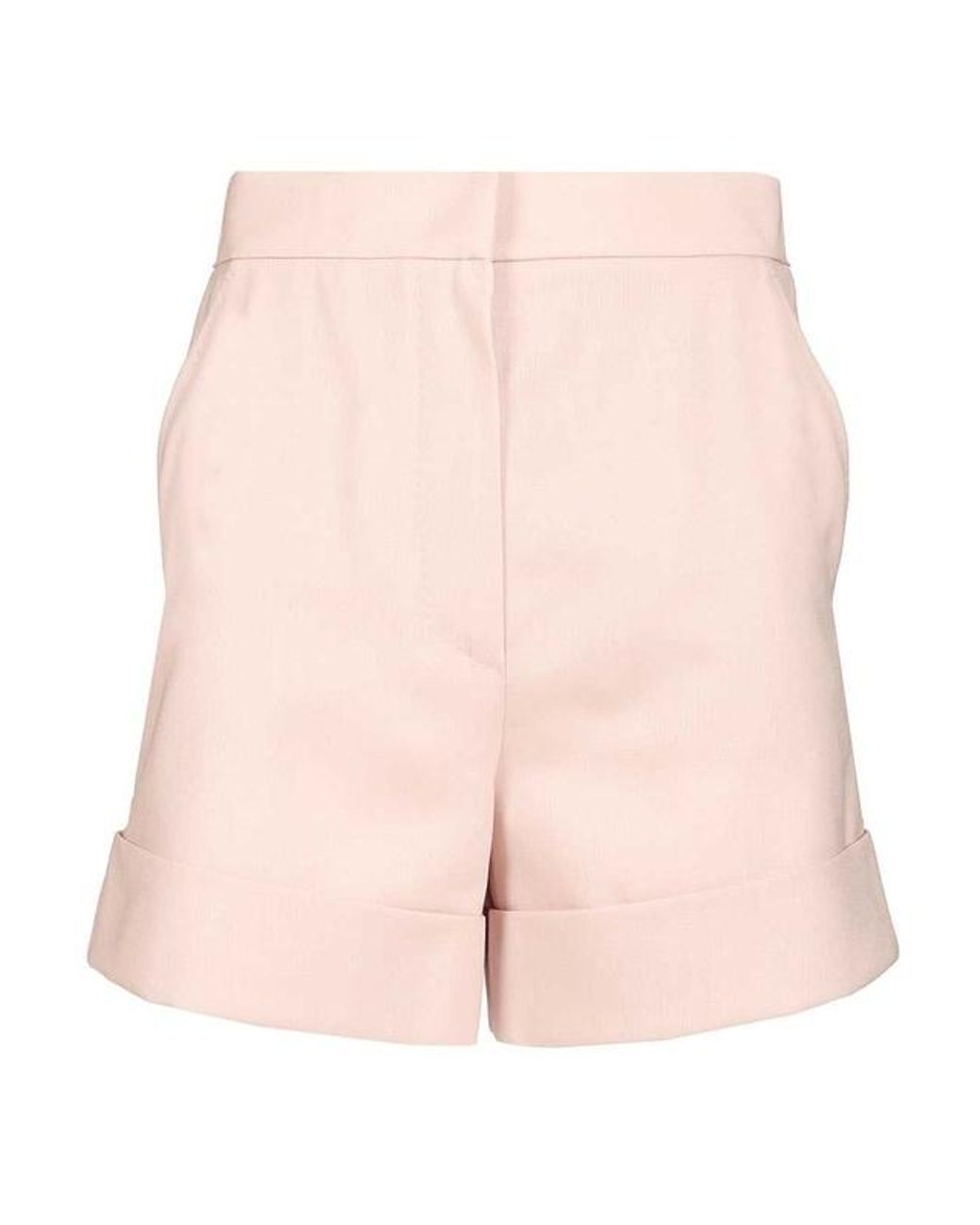 Max Mara Pink Mxmcelebre Turn-Up Hem Shorts