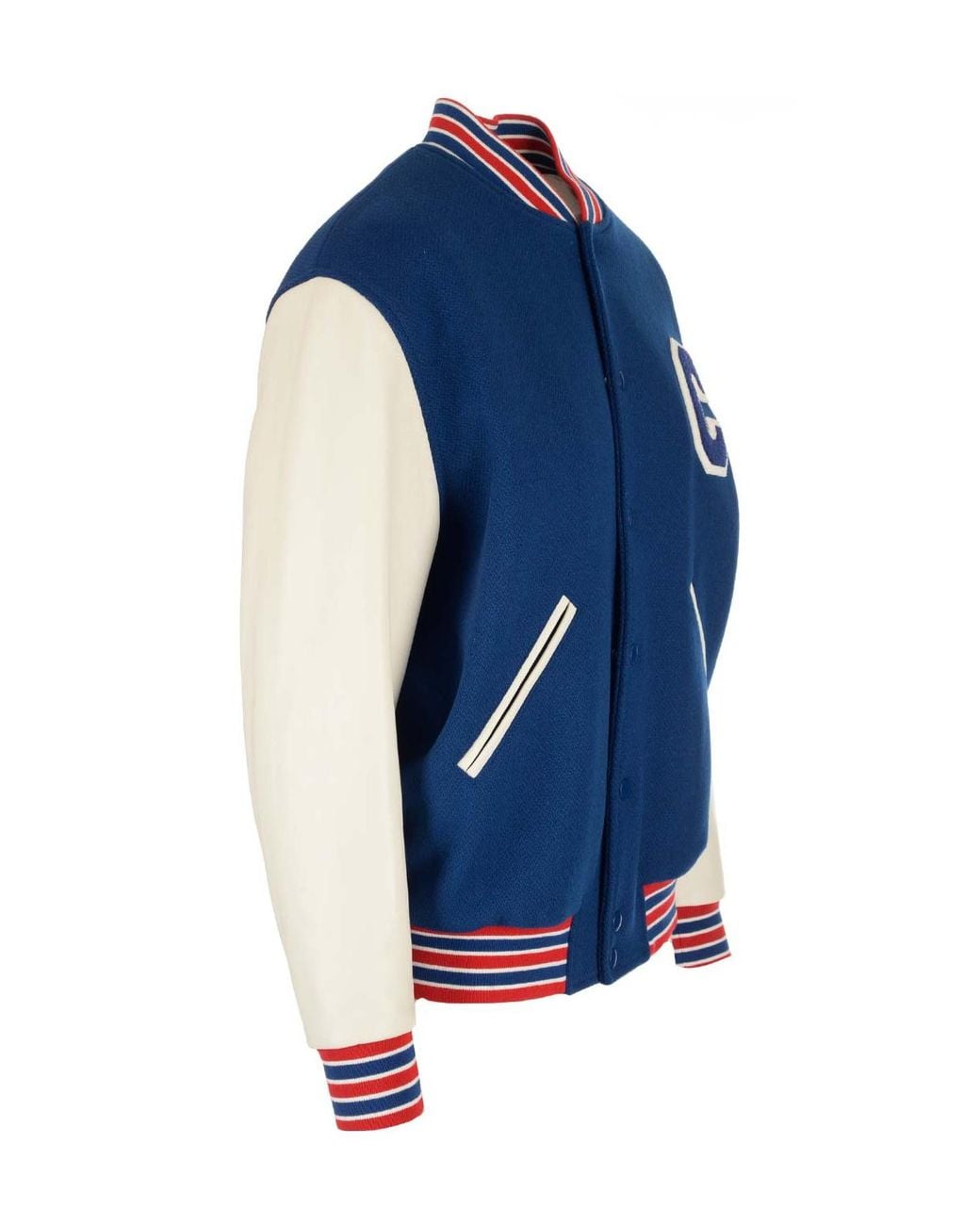 Céline Blue Varsity Jacket