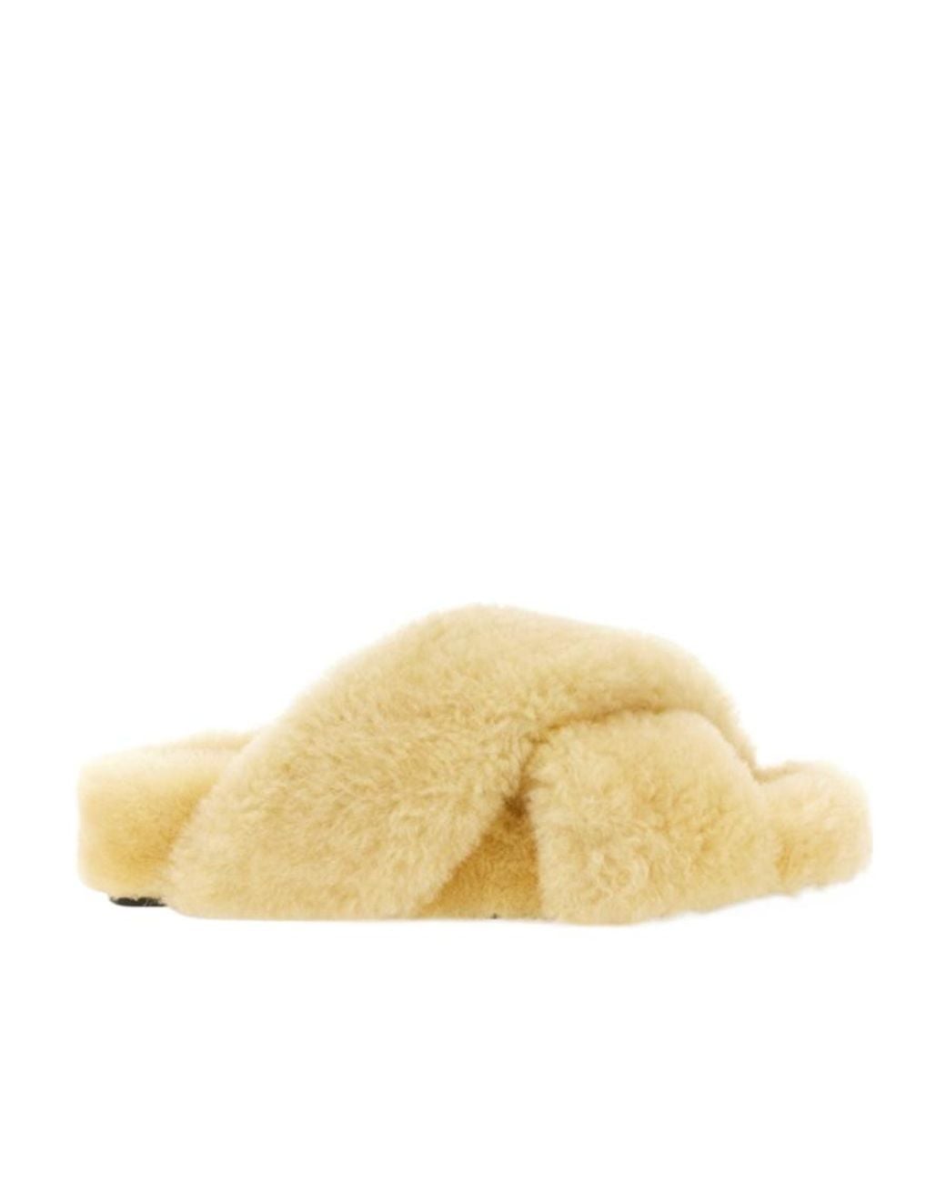 Jil Sander Metallic Crossover Slip-On Slides