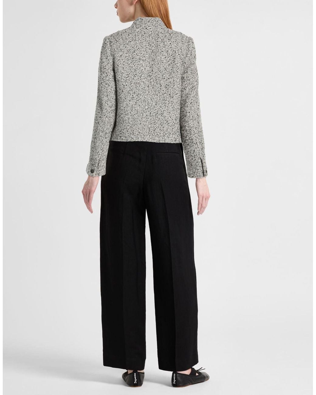 Rag & Bone Gray Blazer Wool, Polyester, Acrylic, Nylon