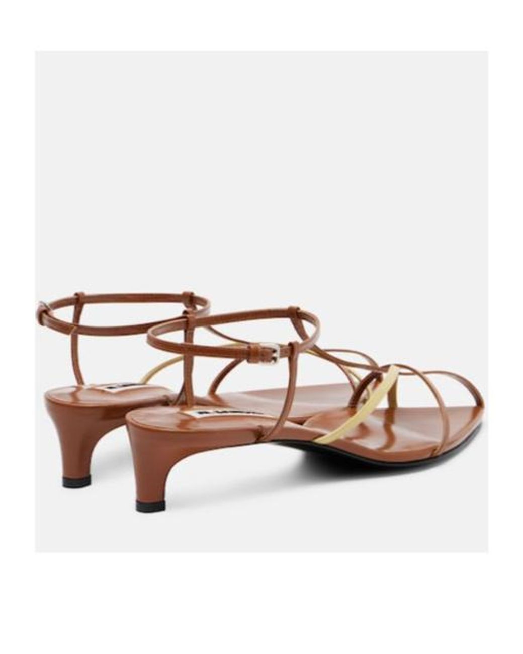 Jil Sander Pink Leather Sandals
