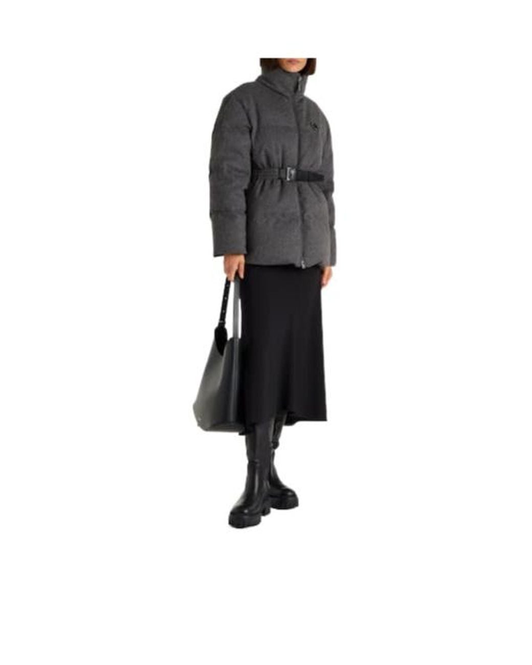Hogan Black Platform Mid-Calf Boots