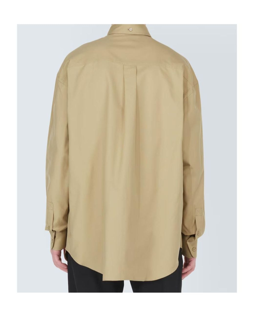Burberry Natural Ekd Oxford Shirt for men