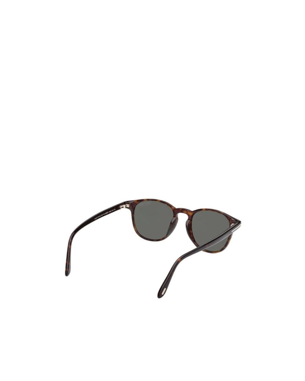 Tom Ford Metallic Eyewear Holt Round Frame Sunglasses for men