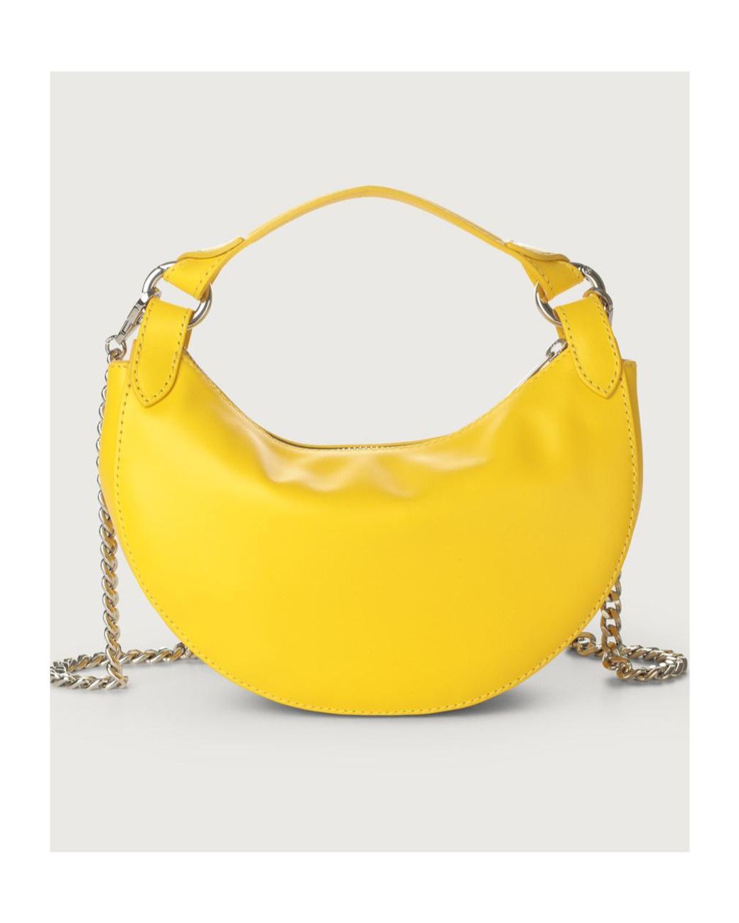 Orciani Yellow Dumpling Vanity Mini Shoulder Bag