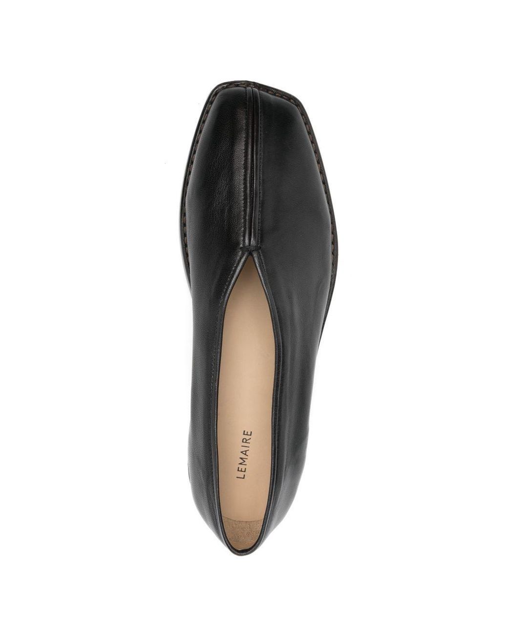 Lemaire Black Slip-On Loafers for men