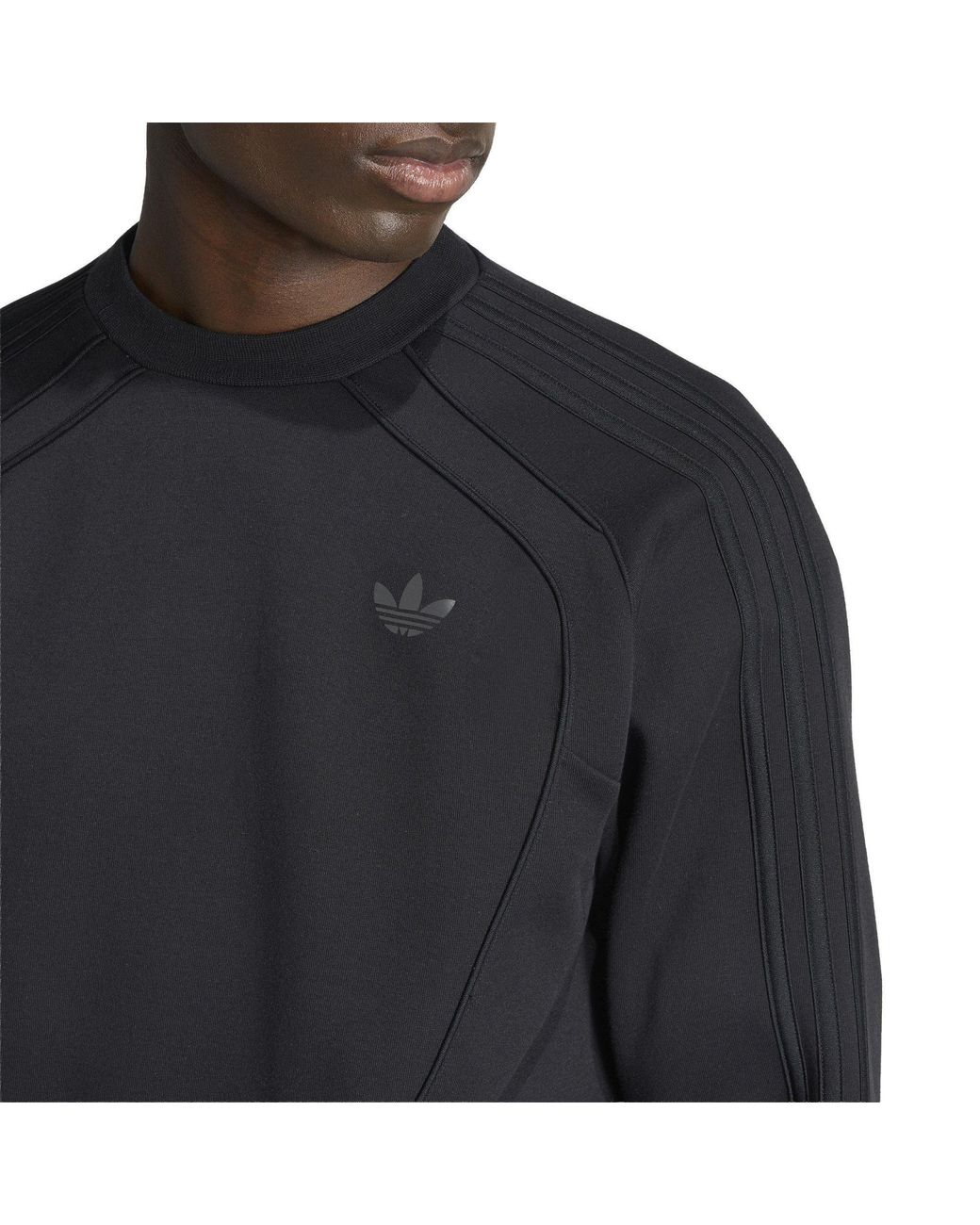 Adidas Originals Black Long-Sleeved Sweater for men