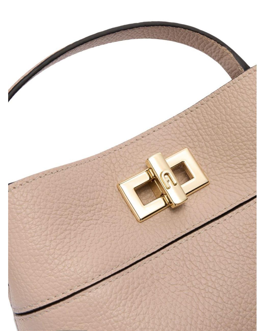 Furla Natural Top-Handle Shoulder Bag