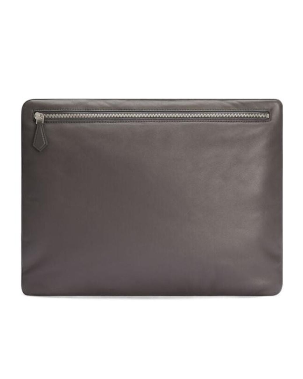 Dolce & Gabbana Gray Leather Clutch Bag for men