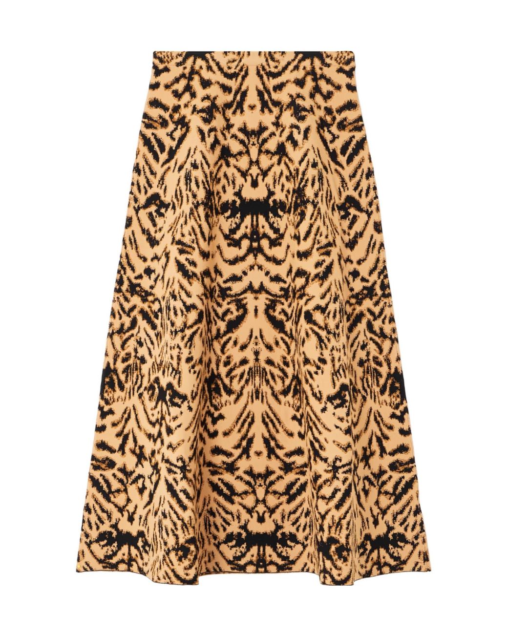 Ulla Johnson Natural Lani Jacquard-Knit Midi Skirt
