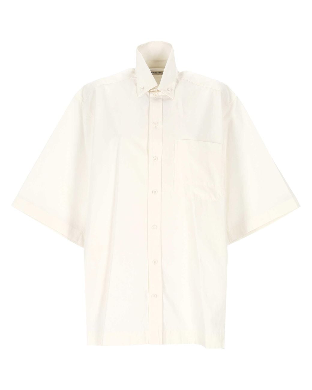 Phoebe Philo White Short-Sleeved Shirt