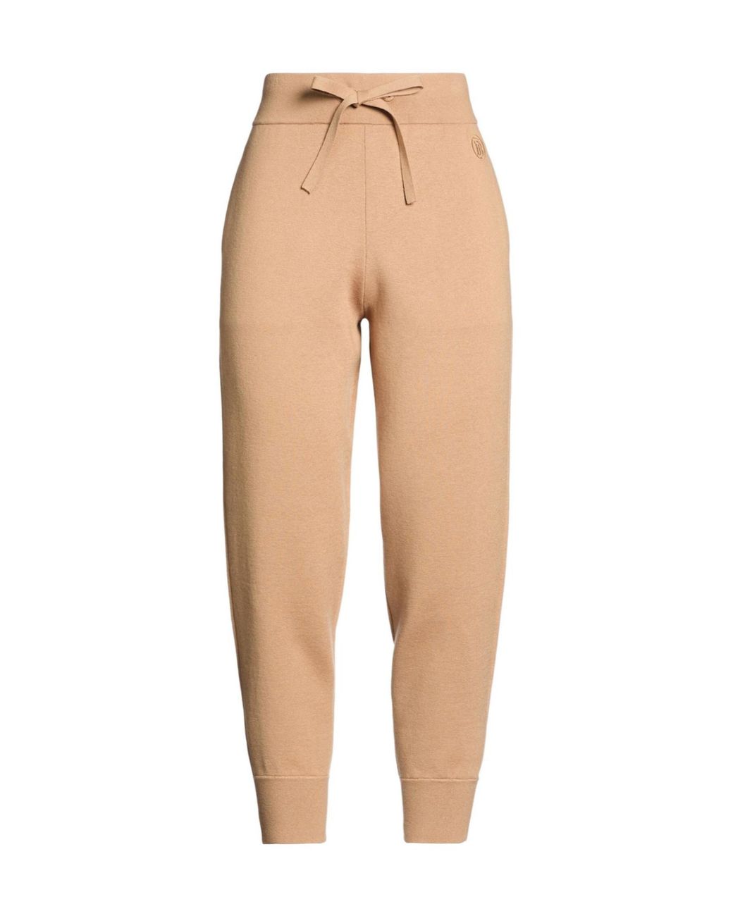 Burberry Natural Camel Pants Cashmere, Cotton, Polyamide, Elastane