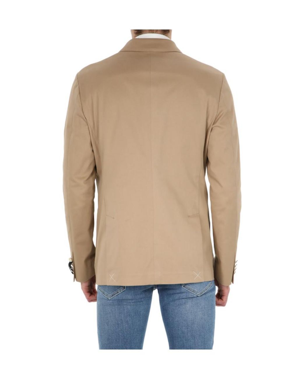 Tonello Natural Double-Breasted Jacket for men