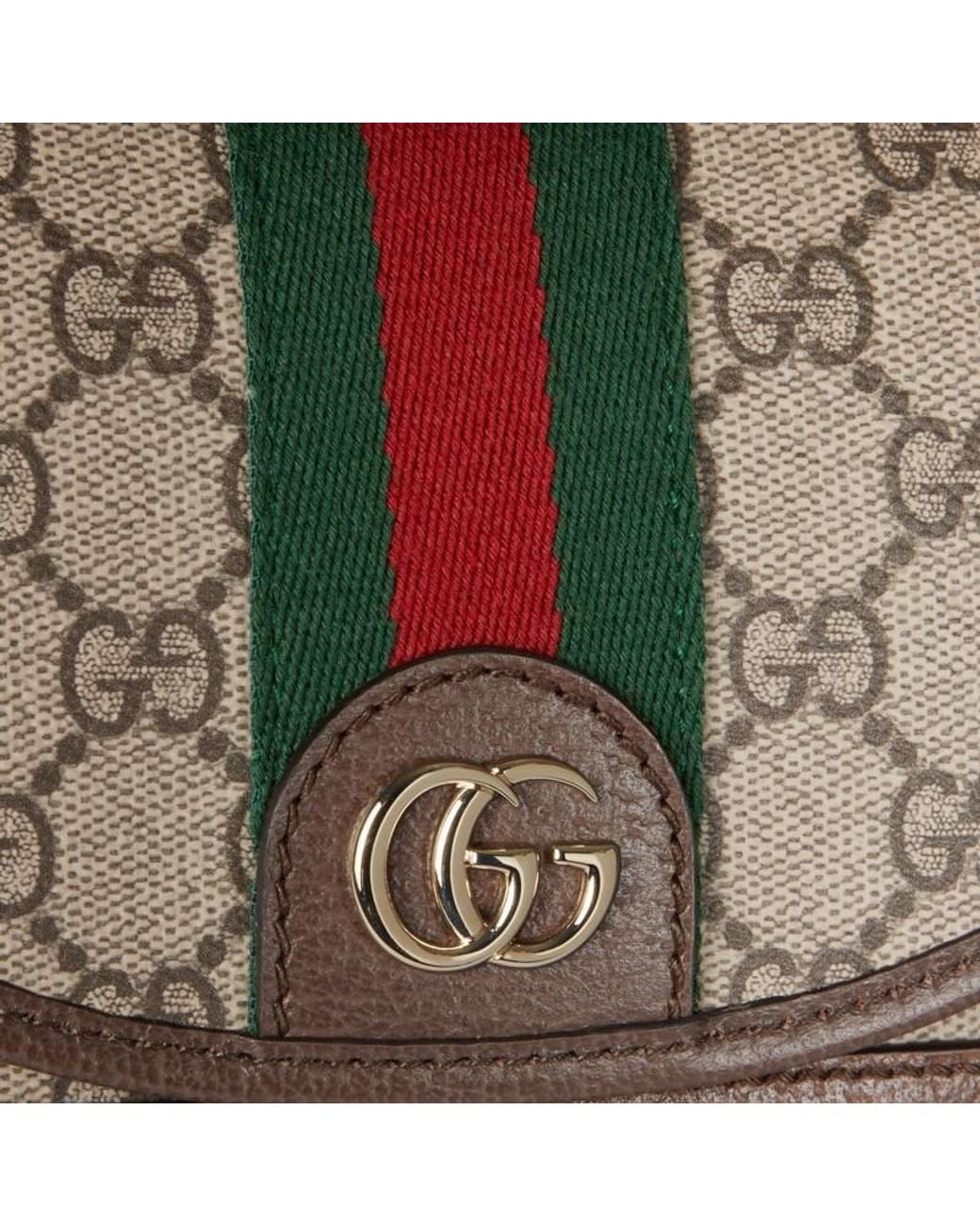 Gucci Brown Ophidia Mini Backpack
