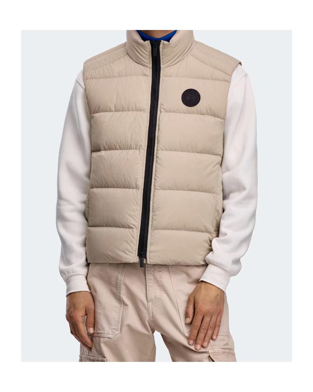 Canada Goose Natural Crofton Gilet Enduraluxe Limestone for men